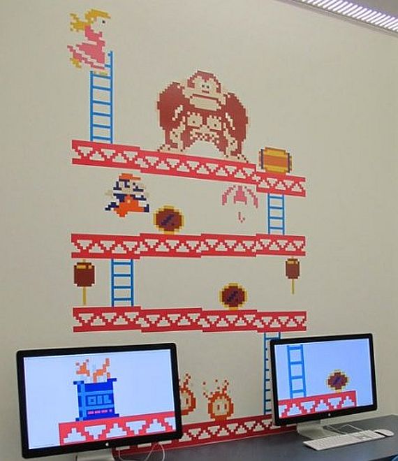 Donkey Kong Wall Decal AUSRETROGAMER