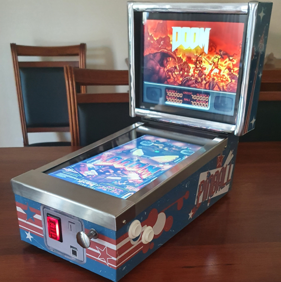 A Cool Mini Virtual Pinball Machine AUSRETROGAMER