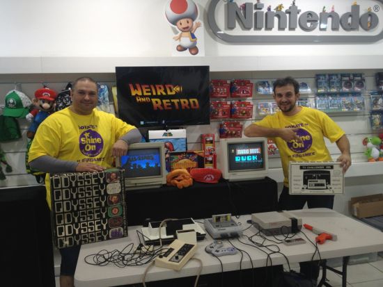 Kano and Serby at the Nintendo Experience for EB's Starlight GameAThon 2013 fundraiser