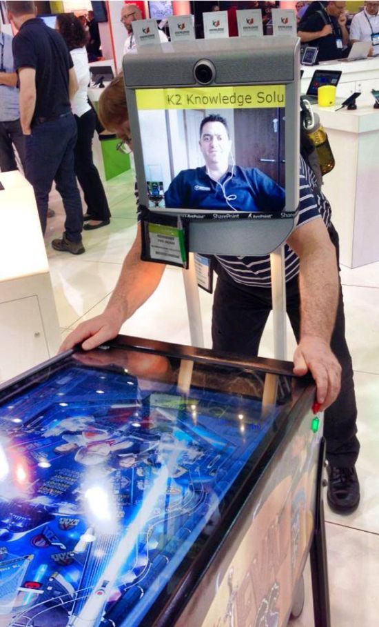 Telepresence video pinballing