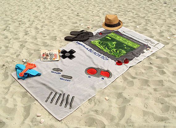 Nerd_funny-beach-towel