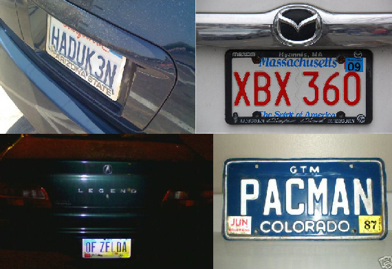number plates