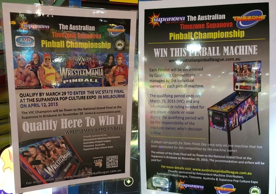 Pinball Championship Flyers