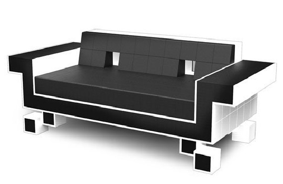 retro invader couch