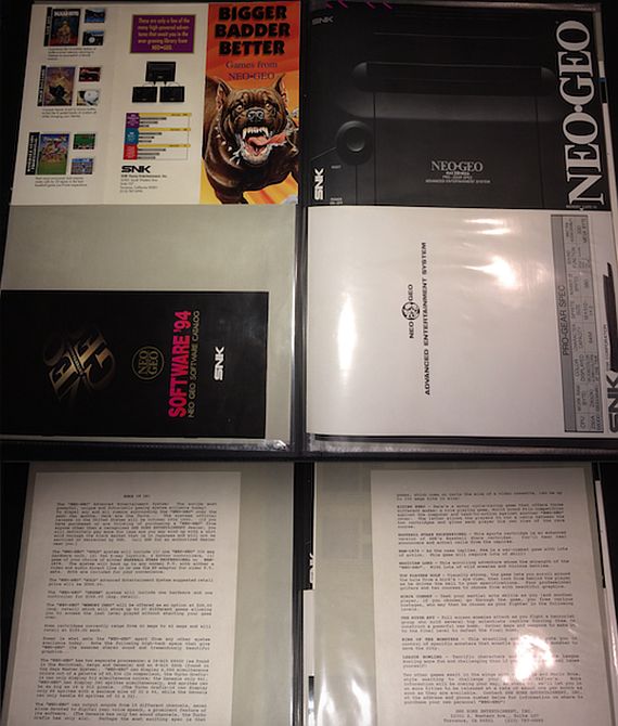 NeoGeo AES press kit 1