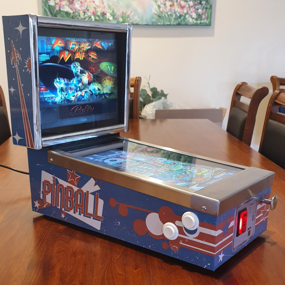 A Cool Mini Virtual Pinball Machine AUSRETROGAMER