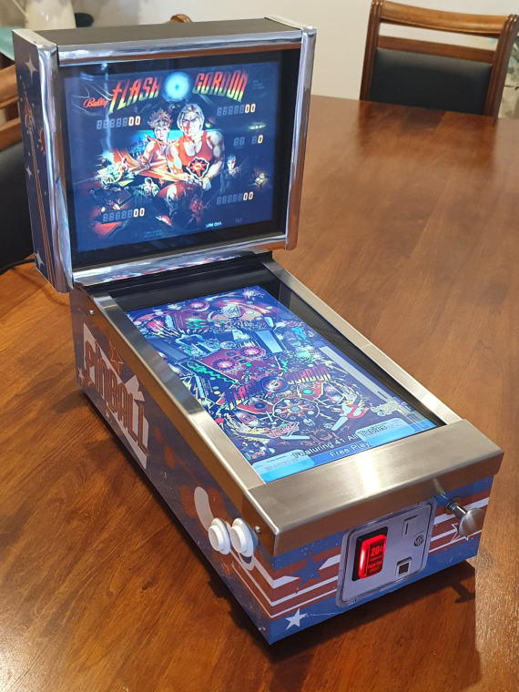 A Cool Mini Virtual Pinball Machine AUSRETROGAMER