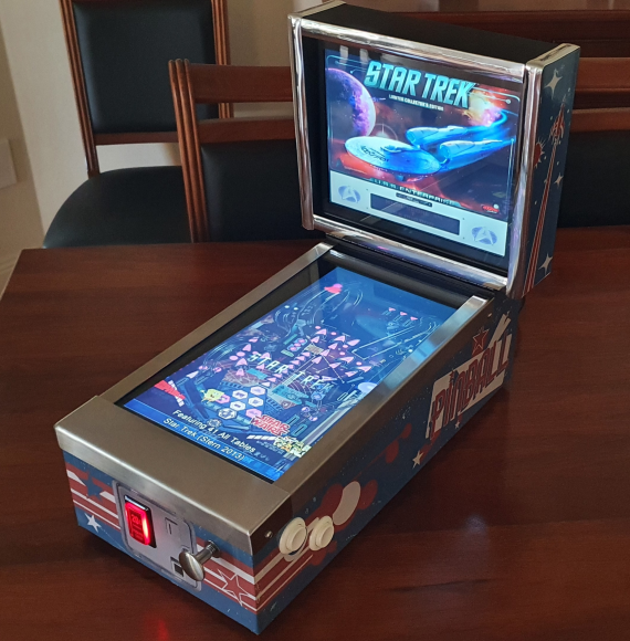 A Cool Mini Virtual Pinball Machine AUSRETROGAMER